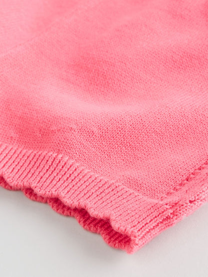 Pink Baby Knitted Top and Shorts Set 2 Piece (0mths-2yrs)