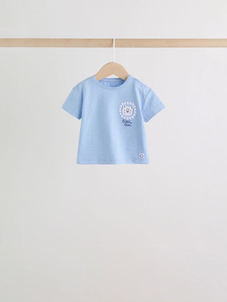 Blue Lion Tops and Shorts Baby Set 6 Piece (0mths-3yrs)