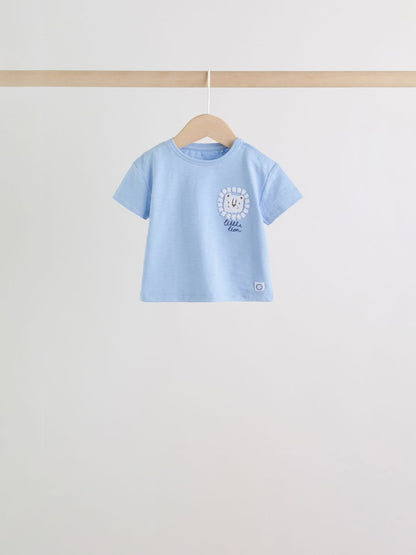 Blue Lion Tops and Shorts Baby Set 6 Piece (0mths-3yrs)