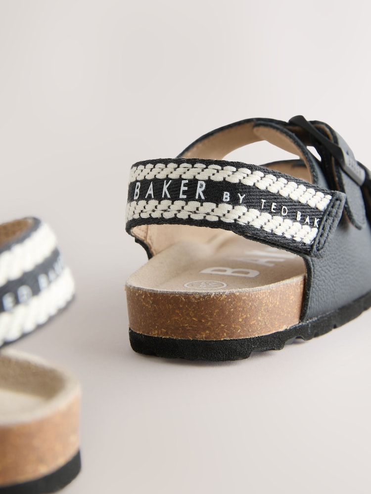 Baker by Ted Baker Double Strap Footbed Sandals