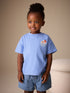 Blue Cupcake Short Sleeve Embroidered T-Shirt (3mths-7yrs) - Blue Cupcake / 12-18 Months (80-86cm)