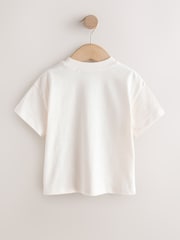 White Short Sleeve Pocket T-Shirt (3mths-7yrs) - Size 3-6 Months (62-68cm)