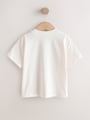 White Short Sleeve Pocket T-Shirt (3mths-7yrs) - Size 3-6 Months (62-68cm)