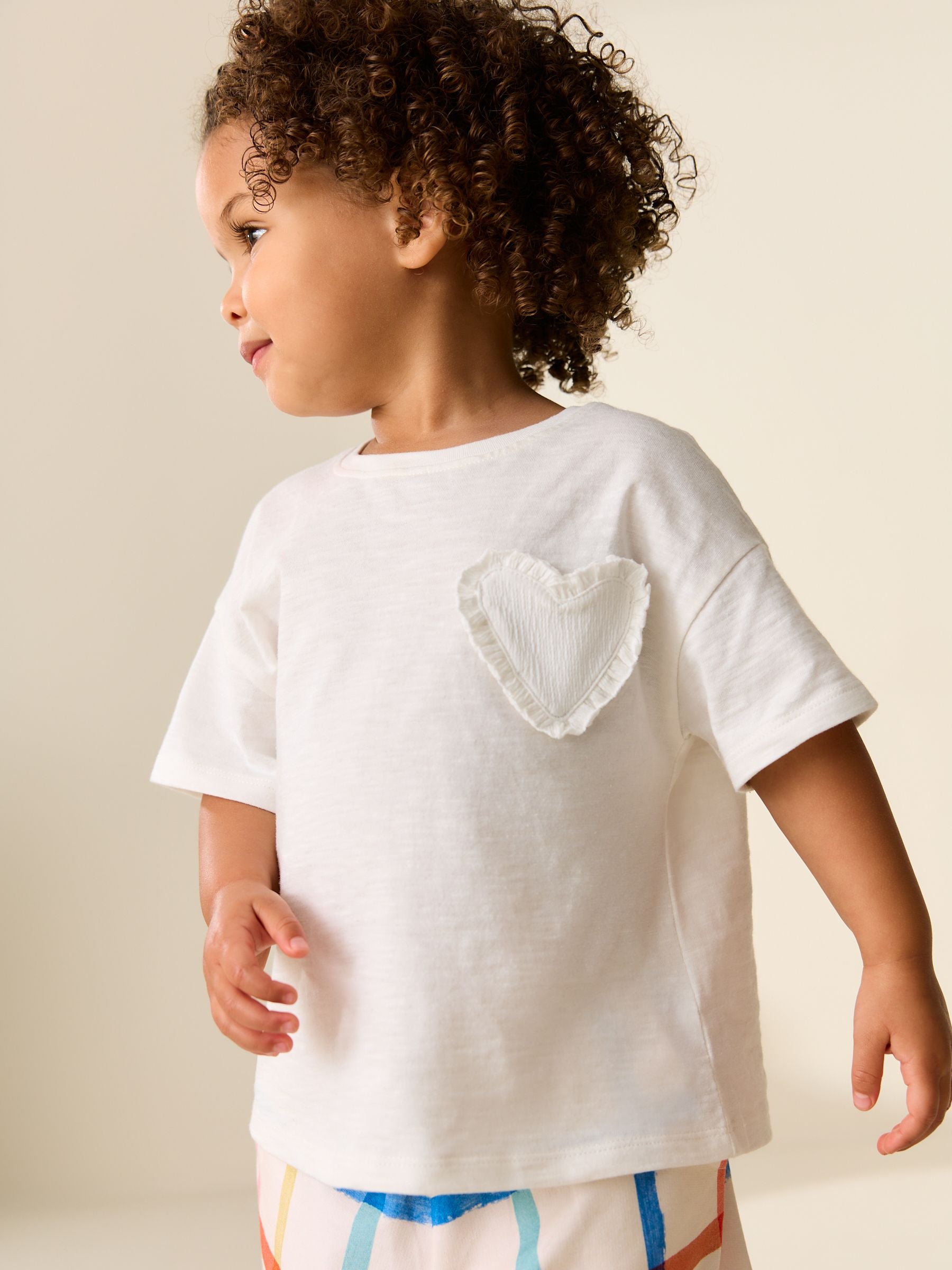 White Short Sleeve Pocket T-Shirt (3mths-7yrs) - Size 3-6 Months (62-68cm) - Default 1