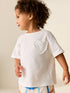 White Short Sleeve Pocket T-Shirt (3mths-7yrs) - Size 3-6 Months (62-68cm) - Default 1