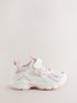 Baker by Ted Baker Pink Sporty Mesh Chunky Trainers
