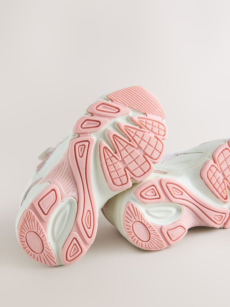 Baker by Ted Baker Pink Sporty Mesh Chunky Trainers