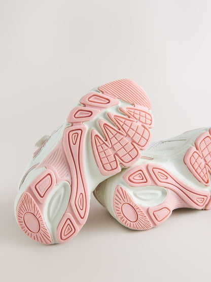 Baker by Ted Baker Pink Sporty Mesh Chunky Trainers