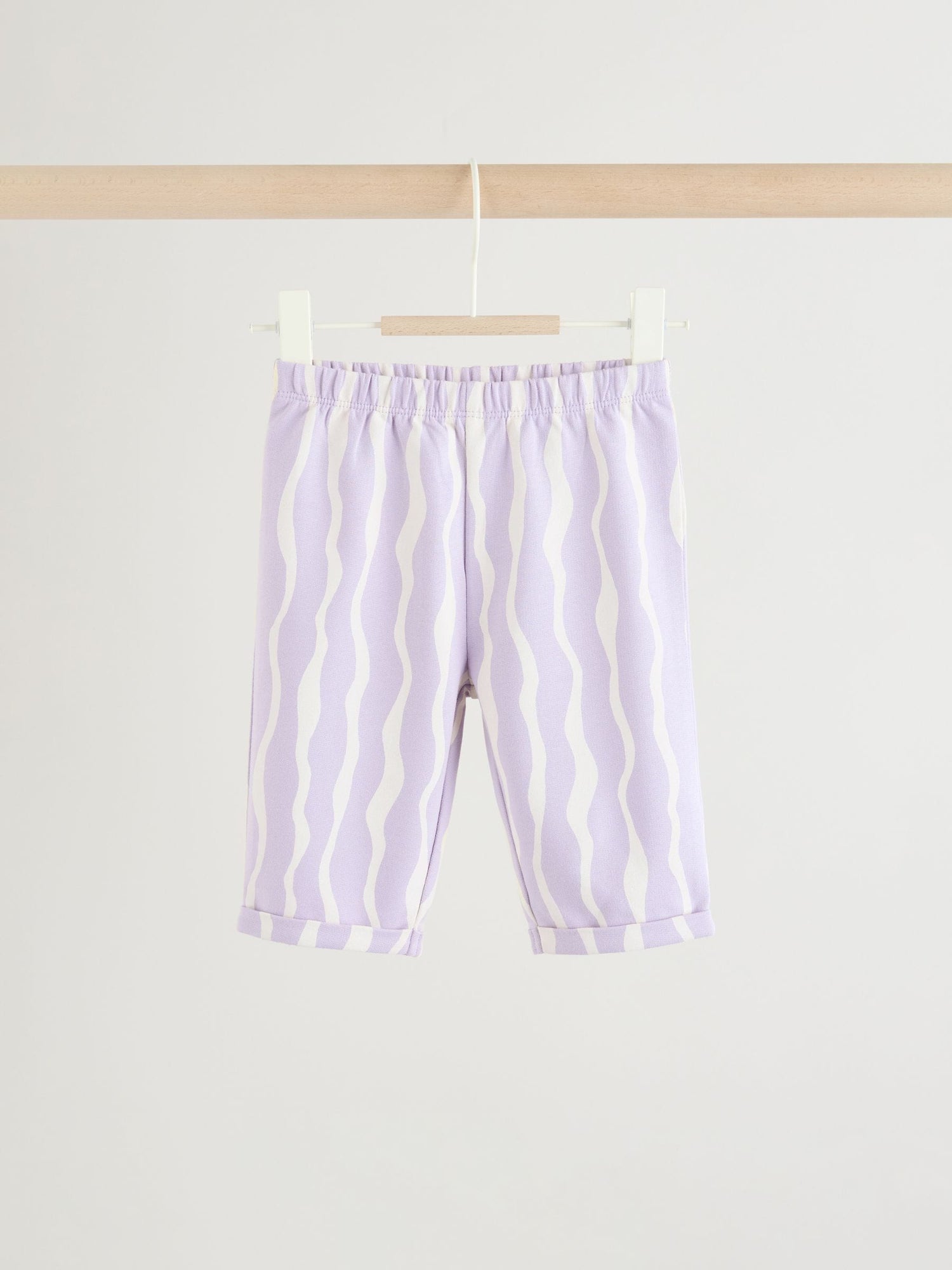 Purple Flower Baby T-Shirts And Trousers 2 Piece Set (0mths-2yrs) - Size 50cm (First Size)