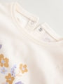 Purple Flower Baby T-Shirts And Trousers 2 Piece Set (0mths-2yrs) - Size 50cm (First Size)