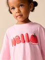 Pink Tomato Character Short Sleeve T-Shirt and Cycle Shorts Set (3mths-7yrs) - Size 3-6 Months (62-68cm)