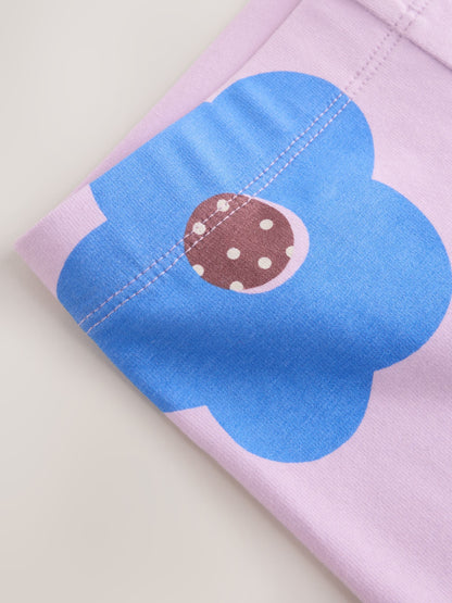 Blue Bunny Short Sleeve T-Shirt and Cycle Shorts Set (3mths-7yrs) - Size 3-6 Months (62-68cm)