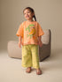 Orange Top and Barrel Set (3mths-7yrs) - Orange / 12-18 Months (80-86cm)