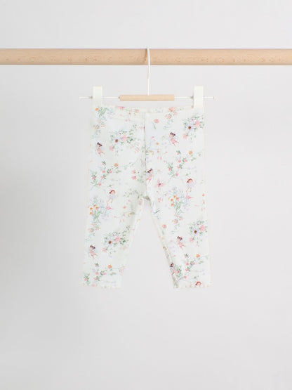 White Fairy Peplum Top and Leggings Baby Set (0mths-2yrs)