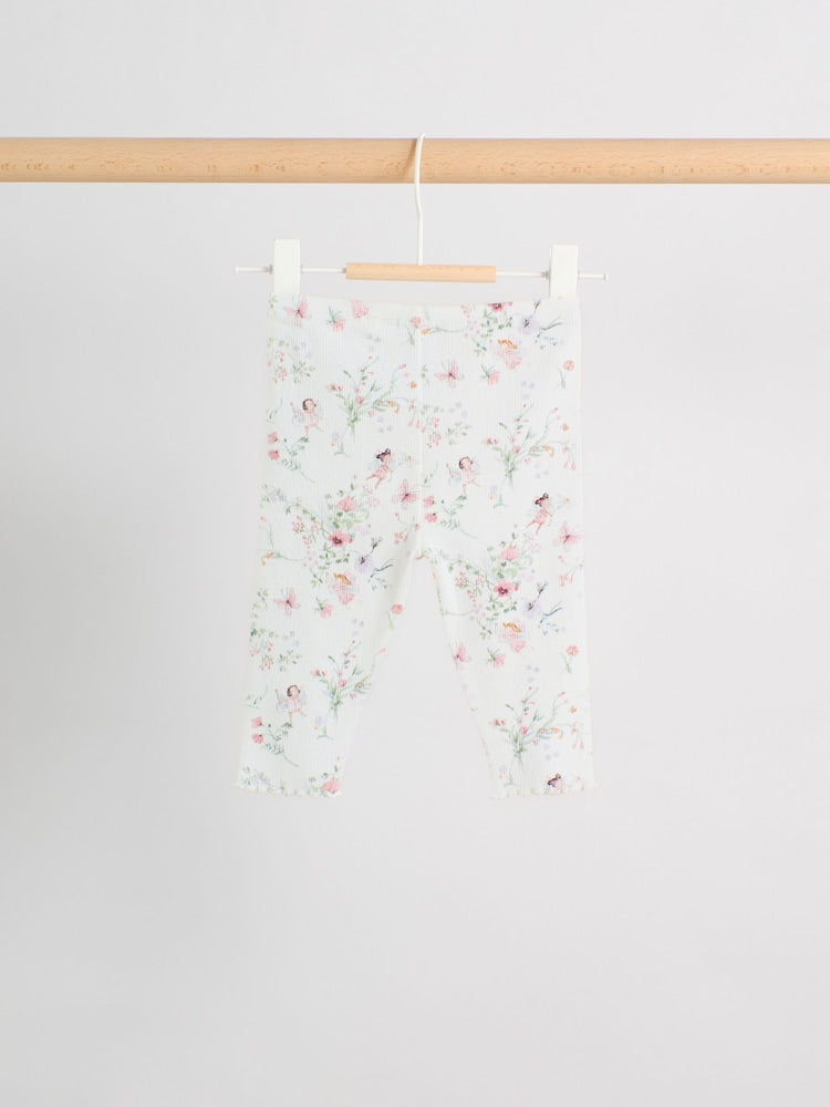 White Fairy Peplum Top and Leggings Baby Set (0mths-2yrs)