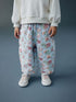 Blue Floral Print Pullon Barrel Jeans (3mths-7yrs) - Blue Floral Print / 12-18 Months (80-86cm)