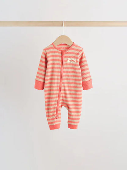 Multi Stripe Baby Sleepsuits 3 Pack (0mths-3yrs)