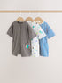 Green Print Jersey Baby Rompers 3 Pack - 12-18 Months (80-86cm)