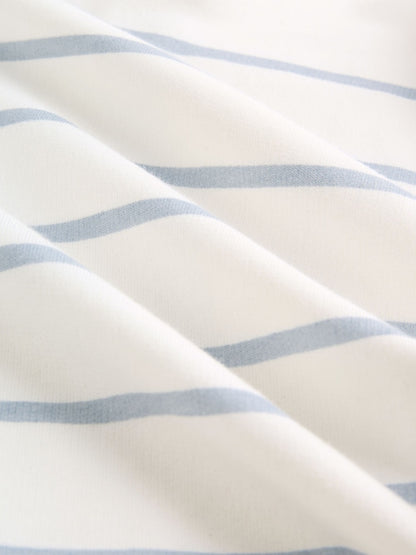 Blue and White Striped