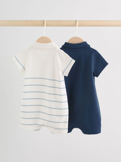Blue and White Striped