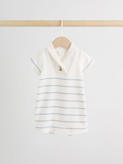 Blue and White Striped