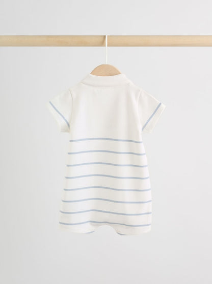 Blue and White Striped