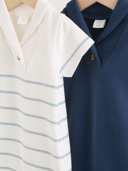 Blue and White Striped