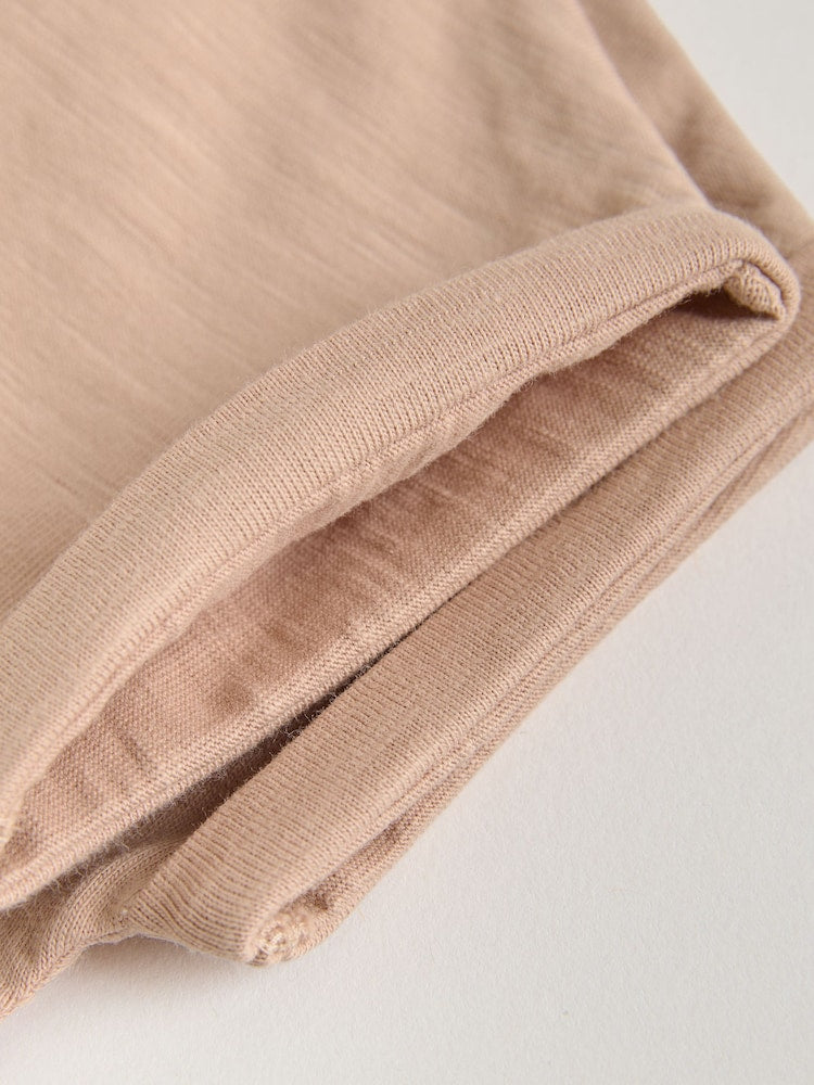 Neutral "Milk Club" Embroidered Baby Jersey Rompers 4 Pack