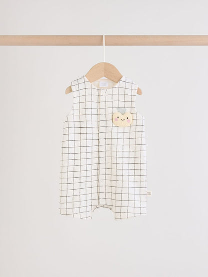 Milk Club Printed Jersey Baby Rompers 3 Pack