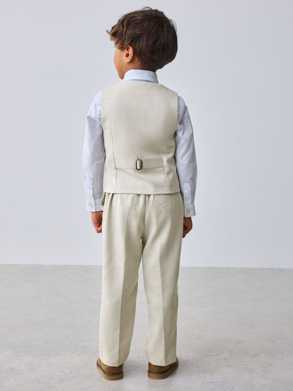 Baker by Ted Baker Waistcoat Shirt And Trousers Set