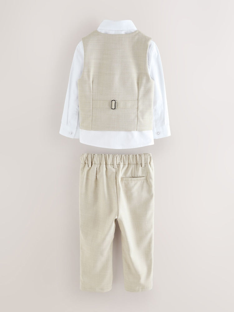 Baker by Ted Baker Waistcoat Shirt And Trousers Set