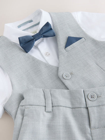 Baker by Ted Baker Shirt Waistcoat and Shorts Set