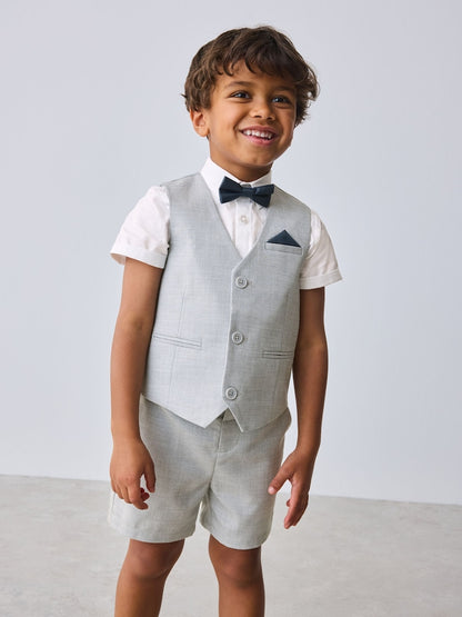 Baker by Ted Baker Shirt Waistcoat and Shorts Set