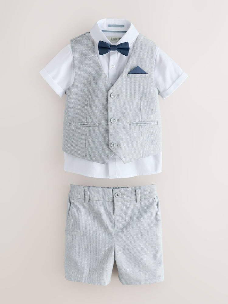 Baker by Ted Baker Shirt Waistcoat and Shorts Set