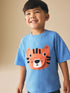 Blue Tiger Short Sleeve Interactive T-Shirt (3mths-7yrs) - Size 3-6 Months (62-68cm) - Default 1
