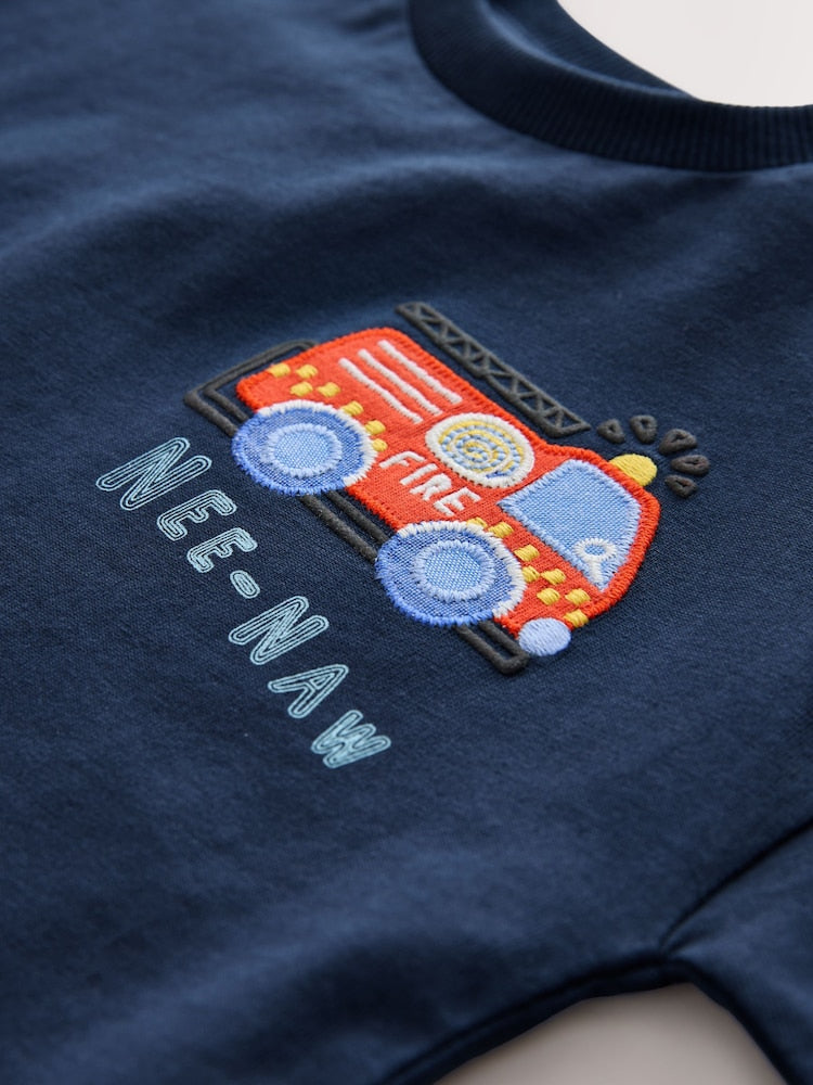 Navy Blue Fire Engine