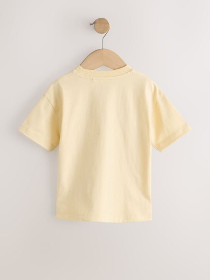 Yellow Bunny Short Sleeve Easter Graphic T-Shirt (3mths-7yrs)