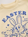 Yellow Bunny Short Sleeve Easter Graphic T-Shirt (3mths-7yrs) - Size 3-6 Months (62-68cm)