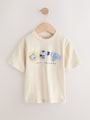 Neutral Safari Animals Short Sleeve 3D Padded T-Shirt (3mths-7yrs) - Size 3-6 Months (62-68cm)