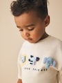 Neutral Safari Animals Short Sleeve 3D Padded T-Shirt (3mths-7yrs) - Size 3-6 Months (62-68cm)