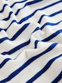 White/Blue Stripe Seagull Short Sleeve 3D Padded T-Shirt (3mths-7yrs) - Size 3-6 Months (62-68cm)