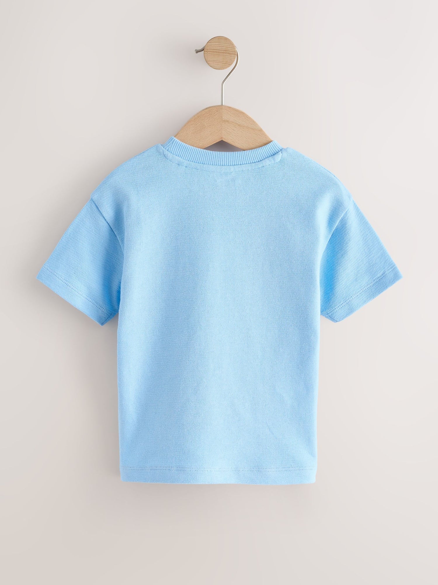 Light Blue Breakfast Trio Short Sleeve Appliqué T-Shirt (3mths-7yrs) - Size 3-6 Months (62-68cm)