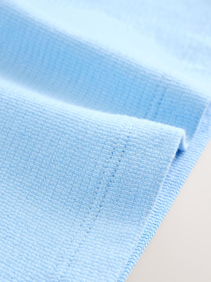 Light Blue Breakfast Trio Short Sleeve Appliqué T-Shirt (3mths-7yrs) - Size 3-6 Months (62-68cm)