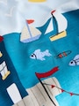 Blue Seaside Short Sleeve Appliqué T-Shirt (3mths-7yrs) - Size 3-6 Months (62-68cm)
