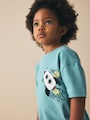 Blue Rocketship Short Sleeve Interactive T-Shirt (3mths-7yrs) - Size 3-6 Months (62-68cm)