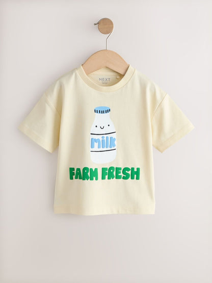 Blue Breakfast Short Sleeve Graphic T-Shirts 3 Pack (3mths-7yrs)
