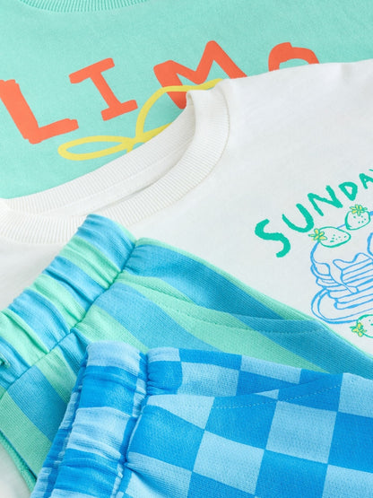Green/White Food Backprint