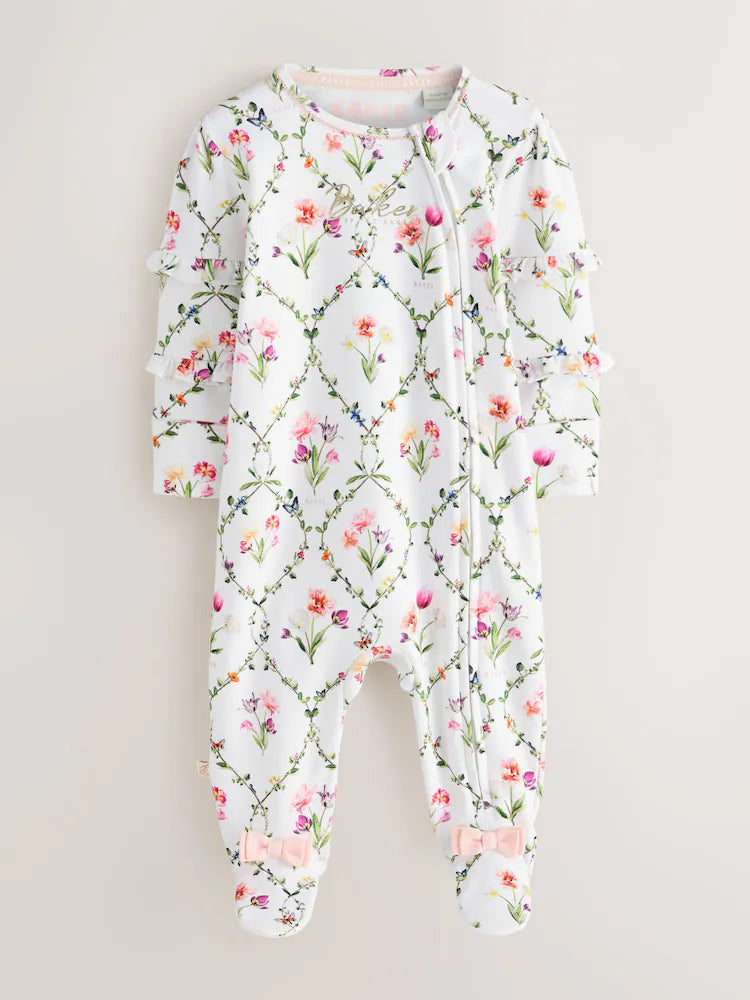 Baker by Ted Baker 3 Pack Sleepsuits