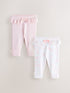 Baker by Ted Baker 2 Pack Pointelle Layette Leggings