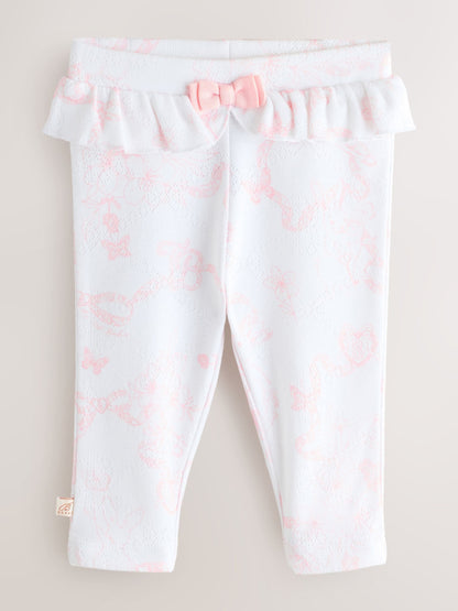 Baker by Ted Baker 2 Pack Pointelle Layette Leggings - Size Newborn